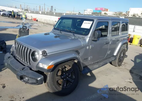 2019 Jeep Wrangler Unlimited Sahara Altitude 4X4 z USA, uszkodzony, nr VIN 1C4HJXEG4KW651954